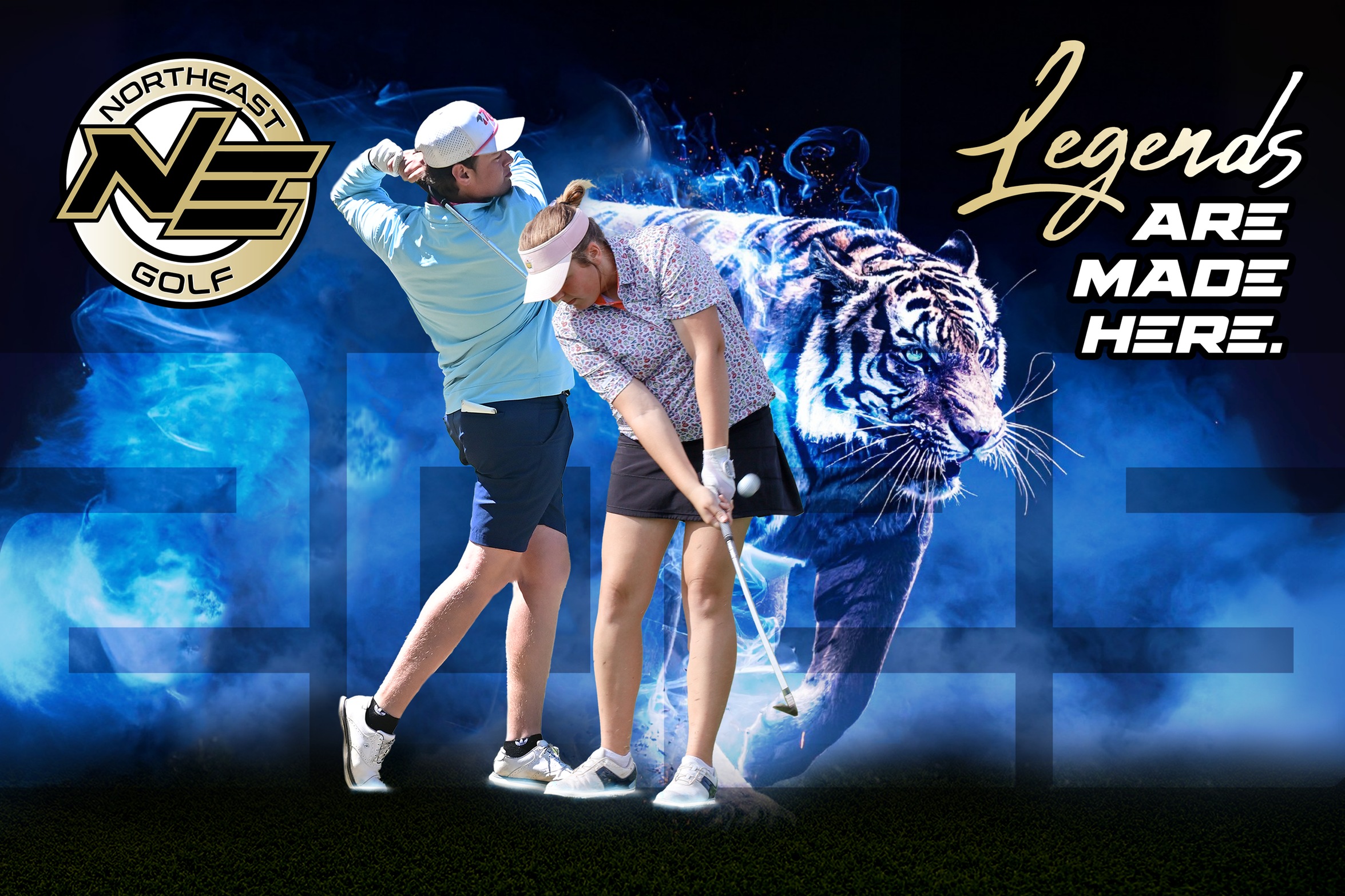The fall of 2025 will feature the debut of women's golf at Northeast. The men's program will host a tournament at Corinth's Shiloh Ridge.