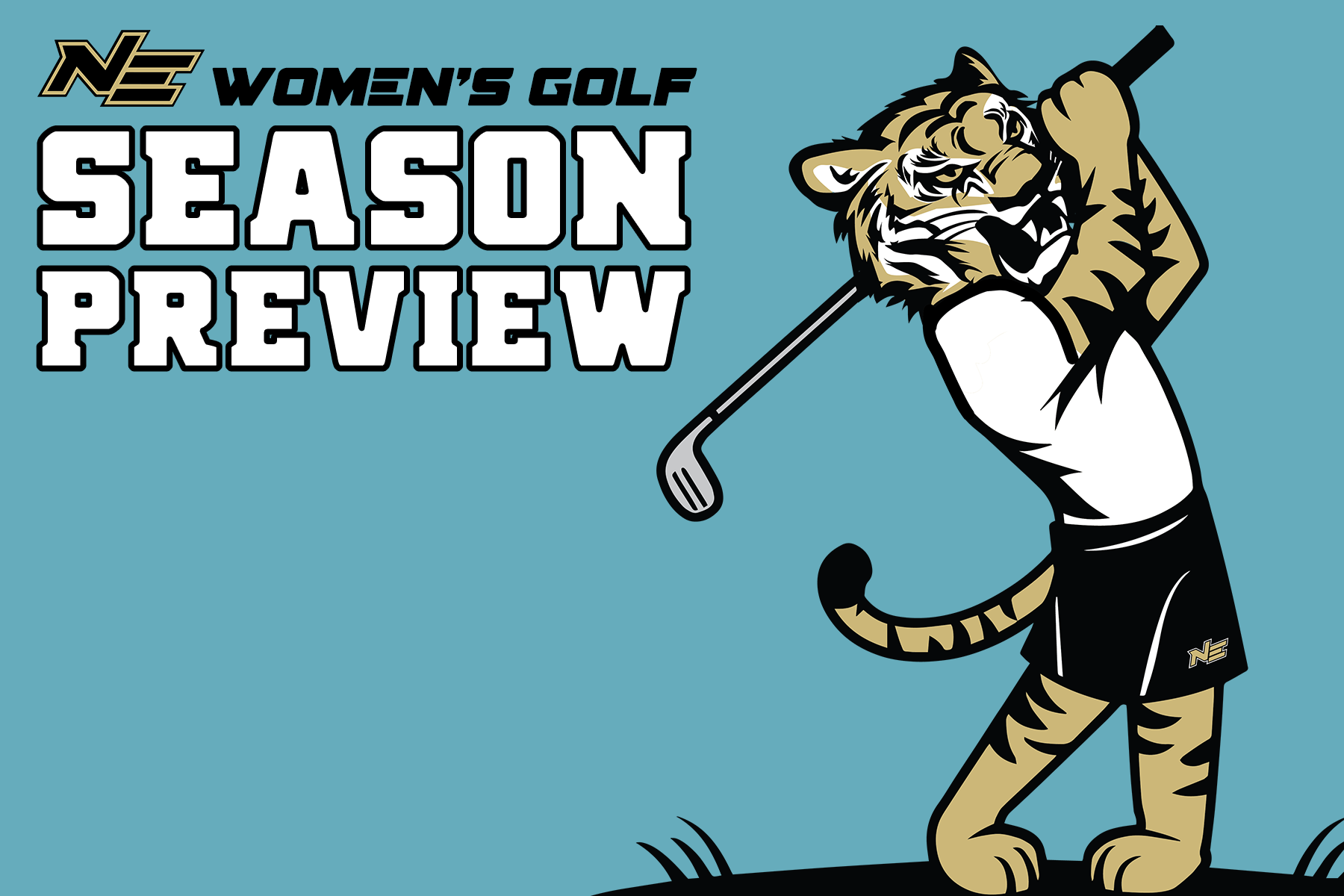 Northeast's inaugural women's golf roster features five freshmen with two local products. The Lady Tigers have five events during the fall.
